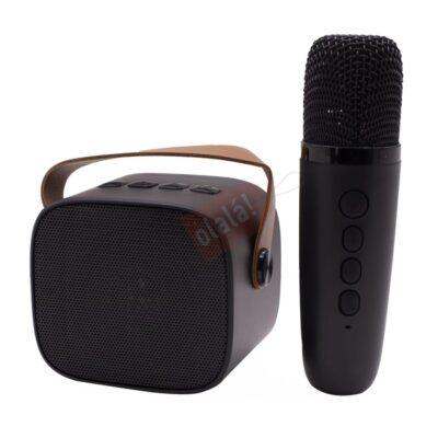 Sumá diversión a tu vida,, con este Karaoke microfono, parlante, fácil de transportar, fácil de cargar.